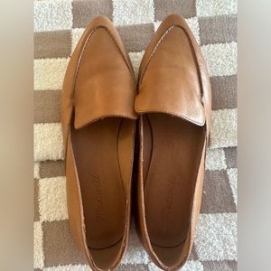 Madewell 2023 tan leather loafers